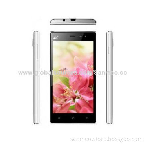 4G 5.0" Smartphones, MSM89261.2GHz*4/Android 4.2.2/4GB NAND/1GB RAM/Wi-Fi/GPS/BT/FM/2.0/5.0MP Camera